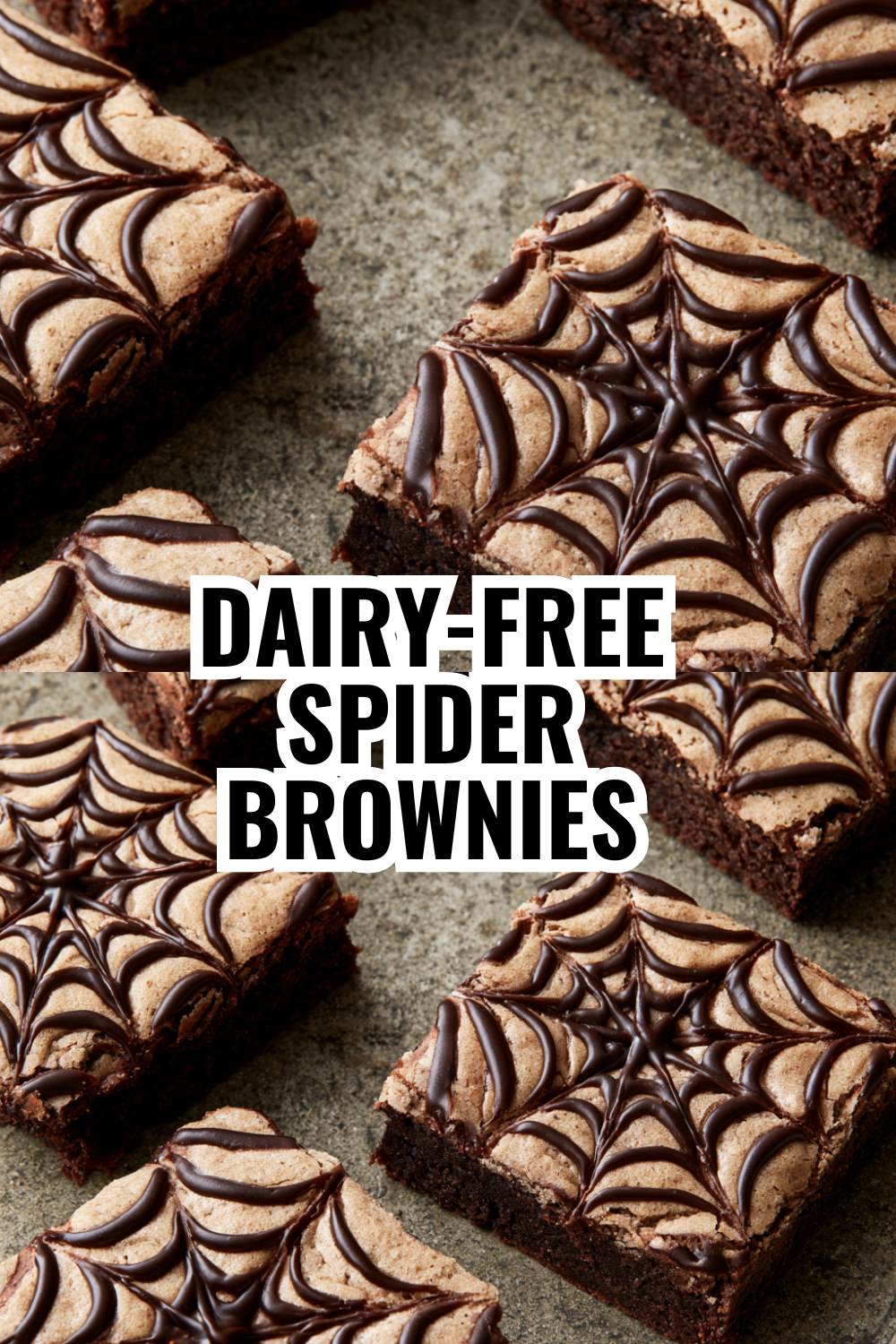 Halloween Brownie Decorating Ideas — Chocolate Spiders and Marshmallow Webs in 5 Minutes