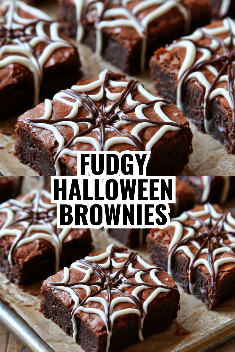 Fudgy Halloween Brownies With Chocolate Spiders — Better Than Store-Bought Every Time