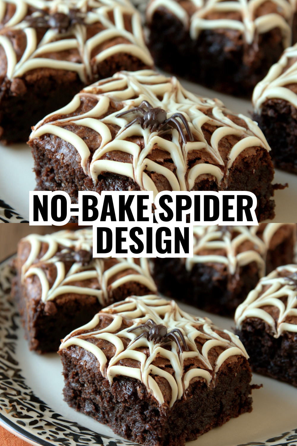 No-Bake Spider Web Topping — Transform Basic Brownies Into a Showstopper Dessert