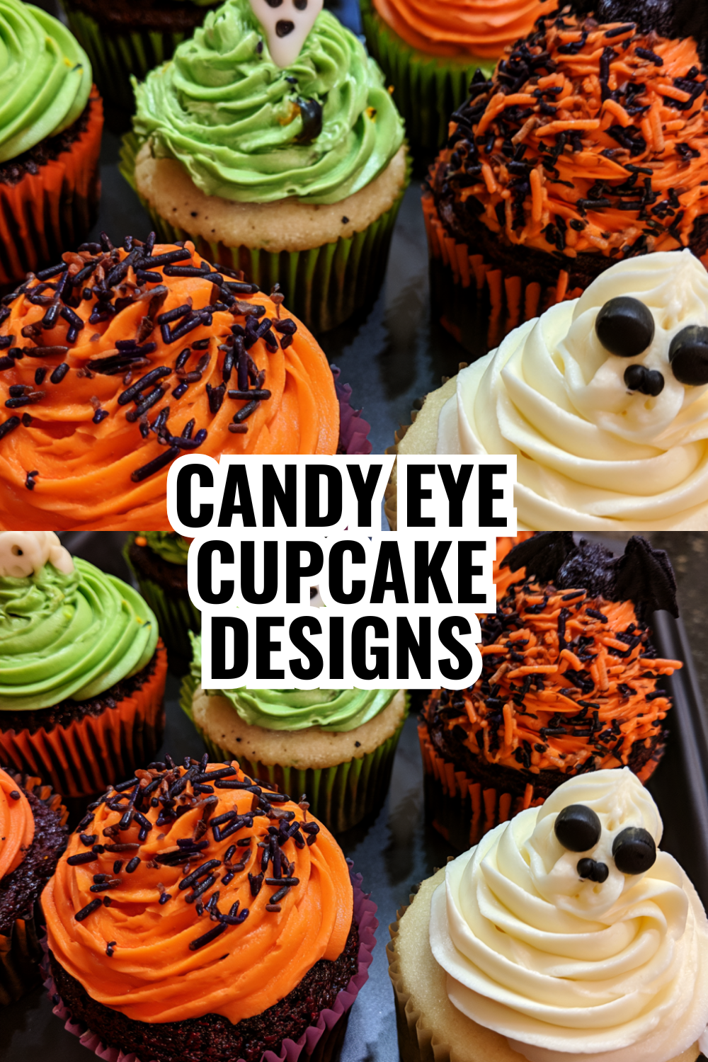 Candy Eye Cupcake Designs — Realistic Halloween Eyeball Tutorial