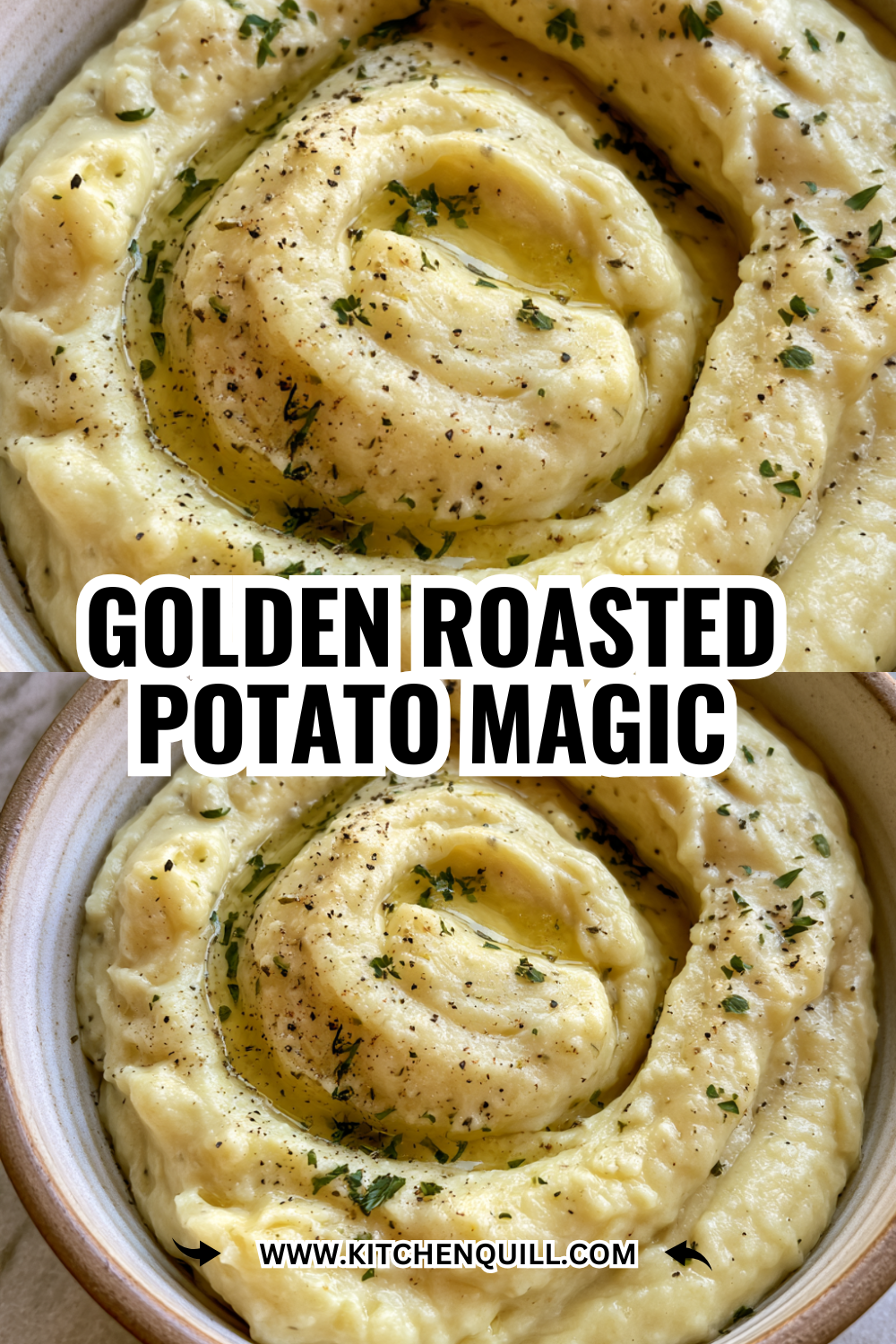 Golden Roasted Garlic Potatoes for Your Thanksgiving Table