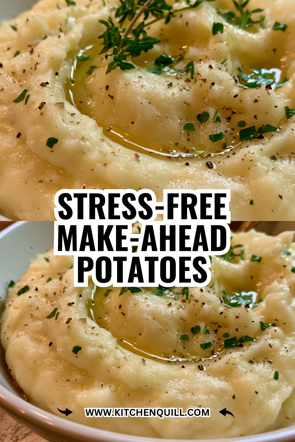 Make-Ahead Thanksgiving Potatoes (Prep Everything the Night Before!)