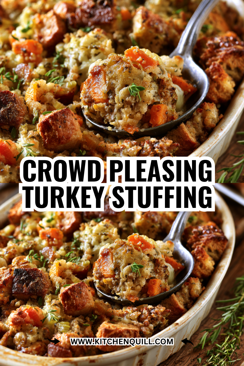 Crowd Pleasing Turkey Stuffing for 12+ (Double This Recipe for Big Gatherings)