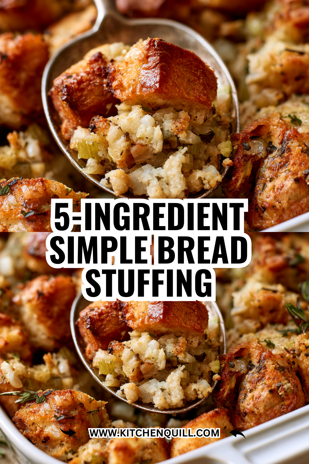 5-Ingredient Simple Bread Stuffing (When You Want Easy But Not Boring)