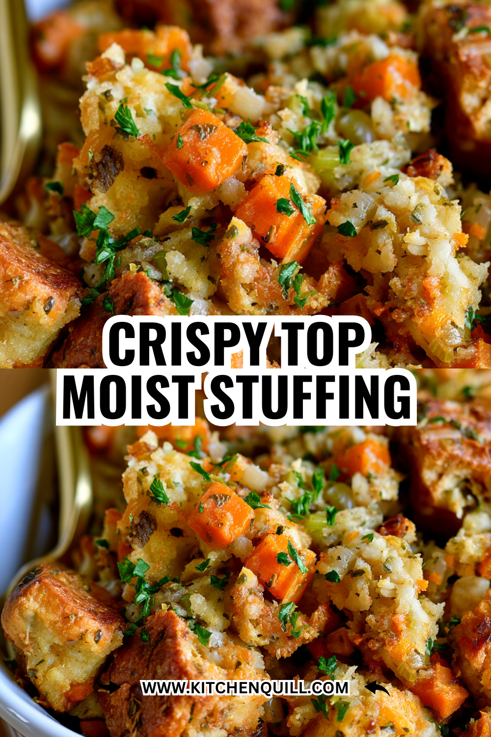 Crispy Top Moist Stuffing That Beats Store-Bought Every Single Time