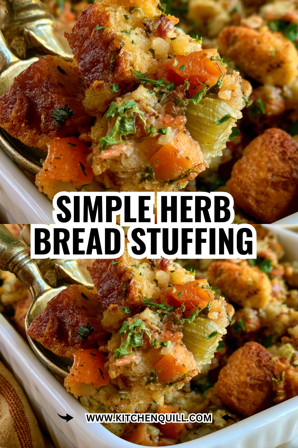 Simple Herb Bread Stuffing Recipe (5 Ingredients, Zero Stress)