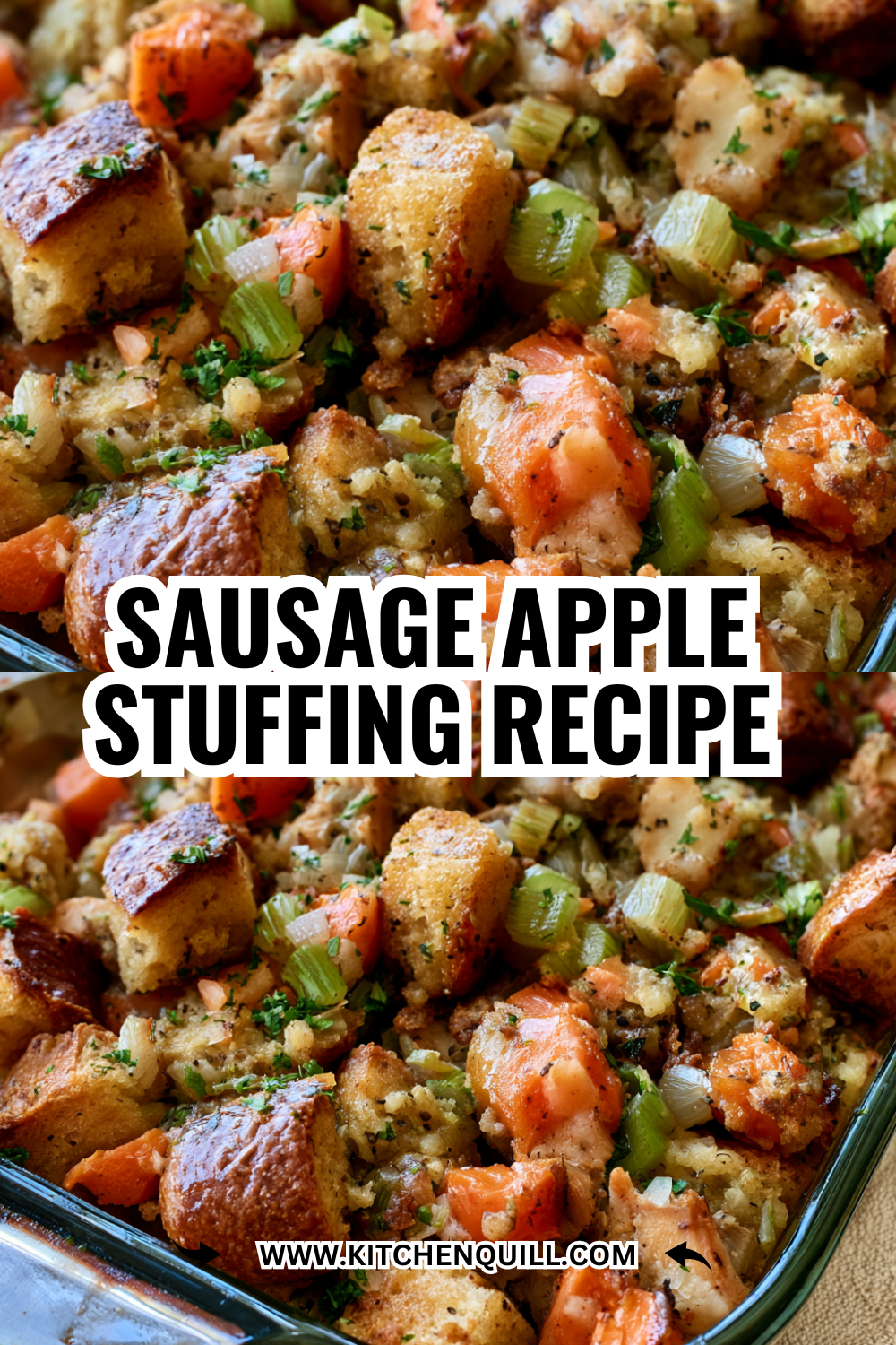 Sausage Apple Stuffing Recipe — The Thanksgiving Side Dish That Steals the Show