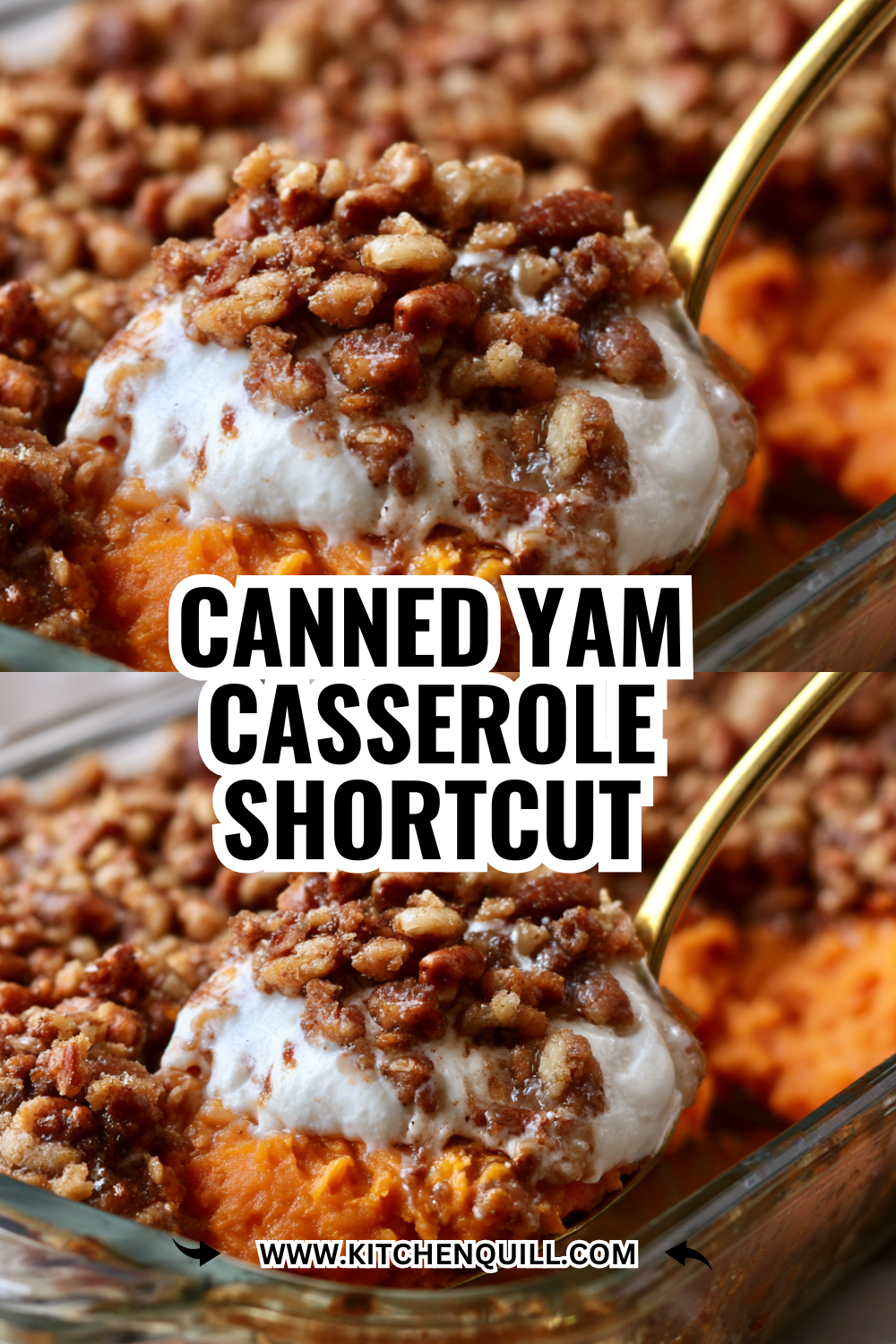 Easy Sweet Potato Casserole with Canned Yams (30-Minute Version)