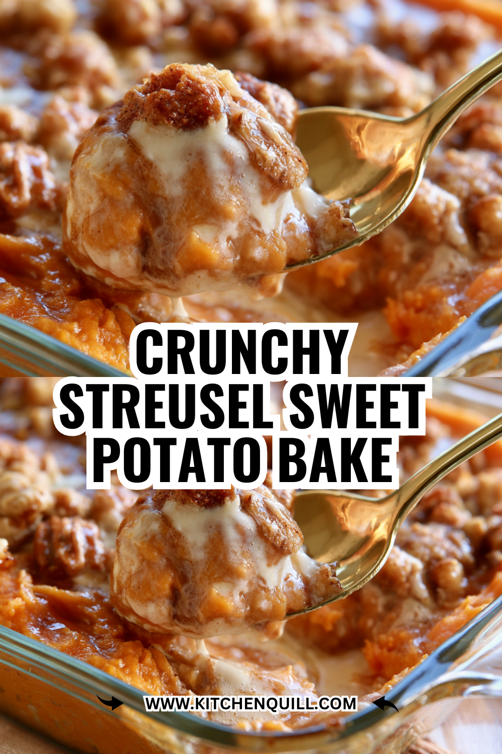 Sweet Potato Casserole with Crunchy Streusel — Perfect for Potlucks