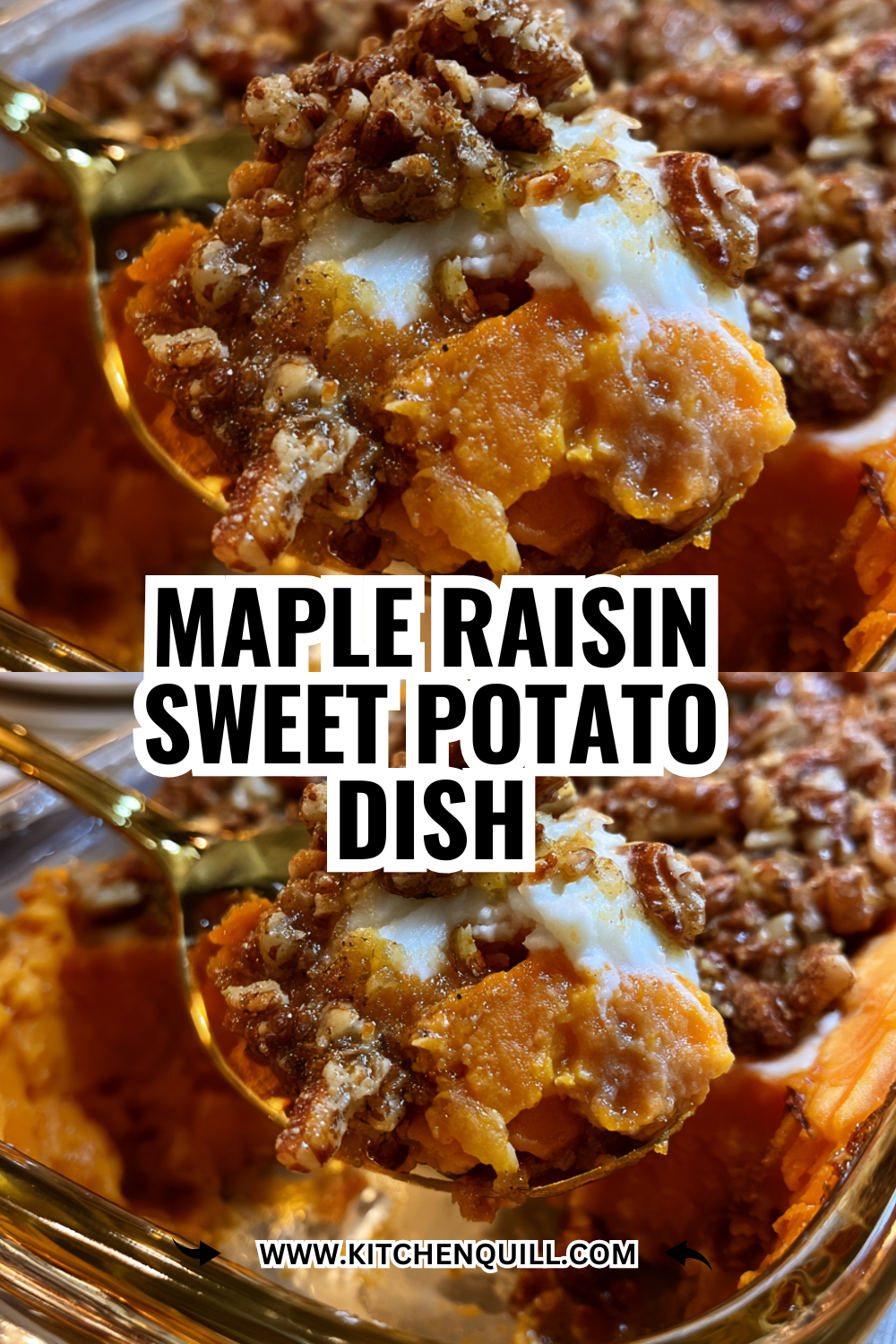 Maple Raisin Sweet Potato Casserole — The Make-Ahead Option