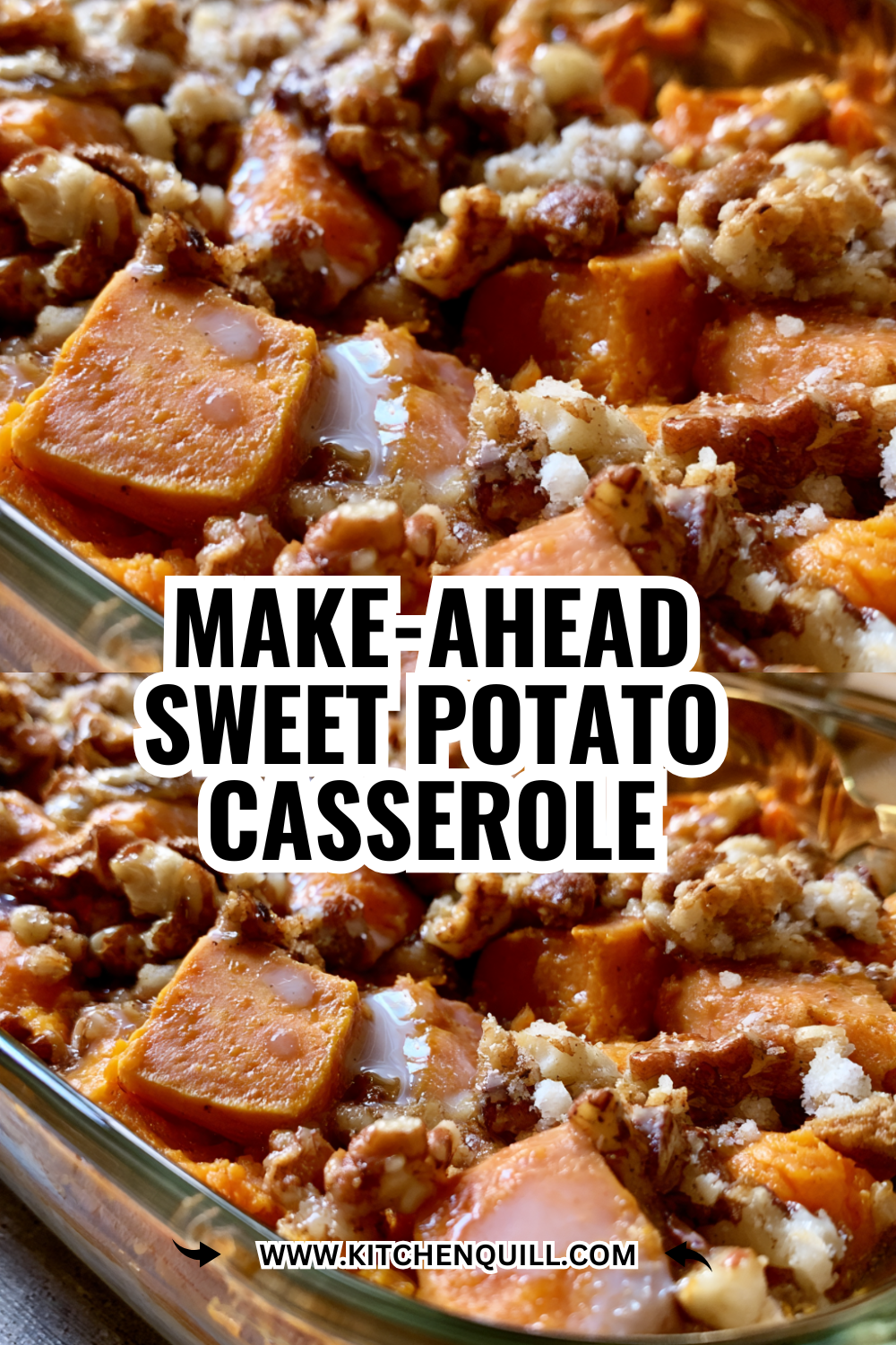 Make-Ahead Sweet Potato Casserole for Stress-Free Thanksgiving Dinner Prep