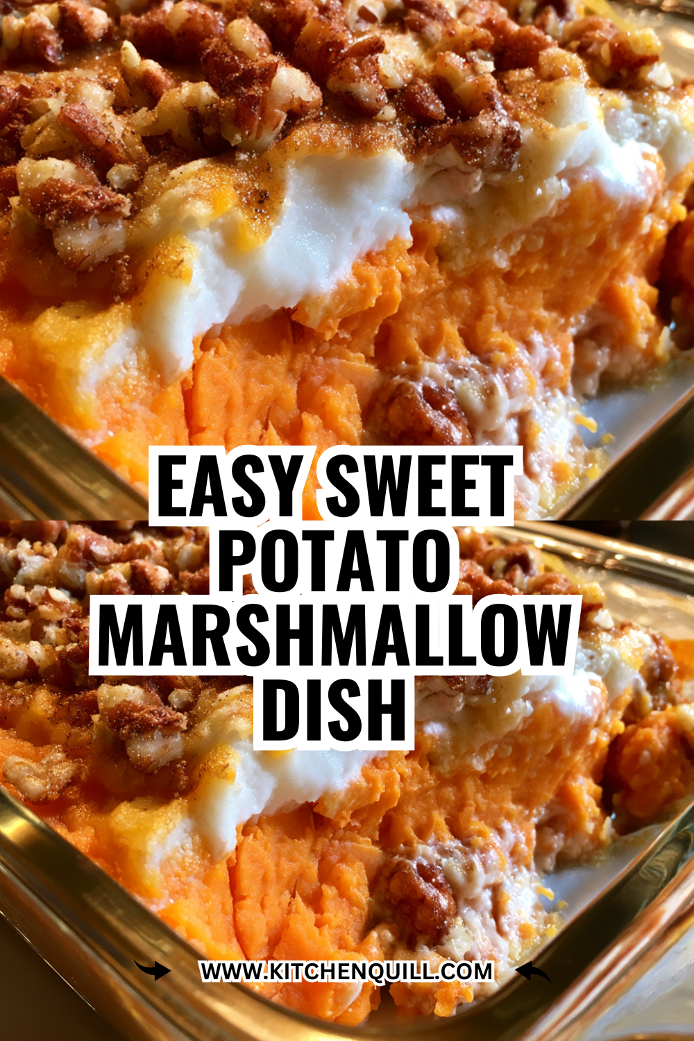 Easy Sweet Potato Casserole with Marshmallows (Ready in 45 Minutes)