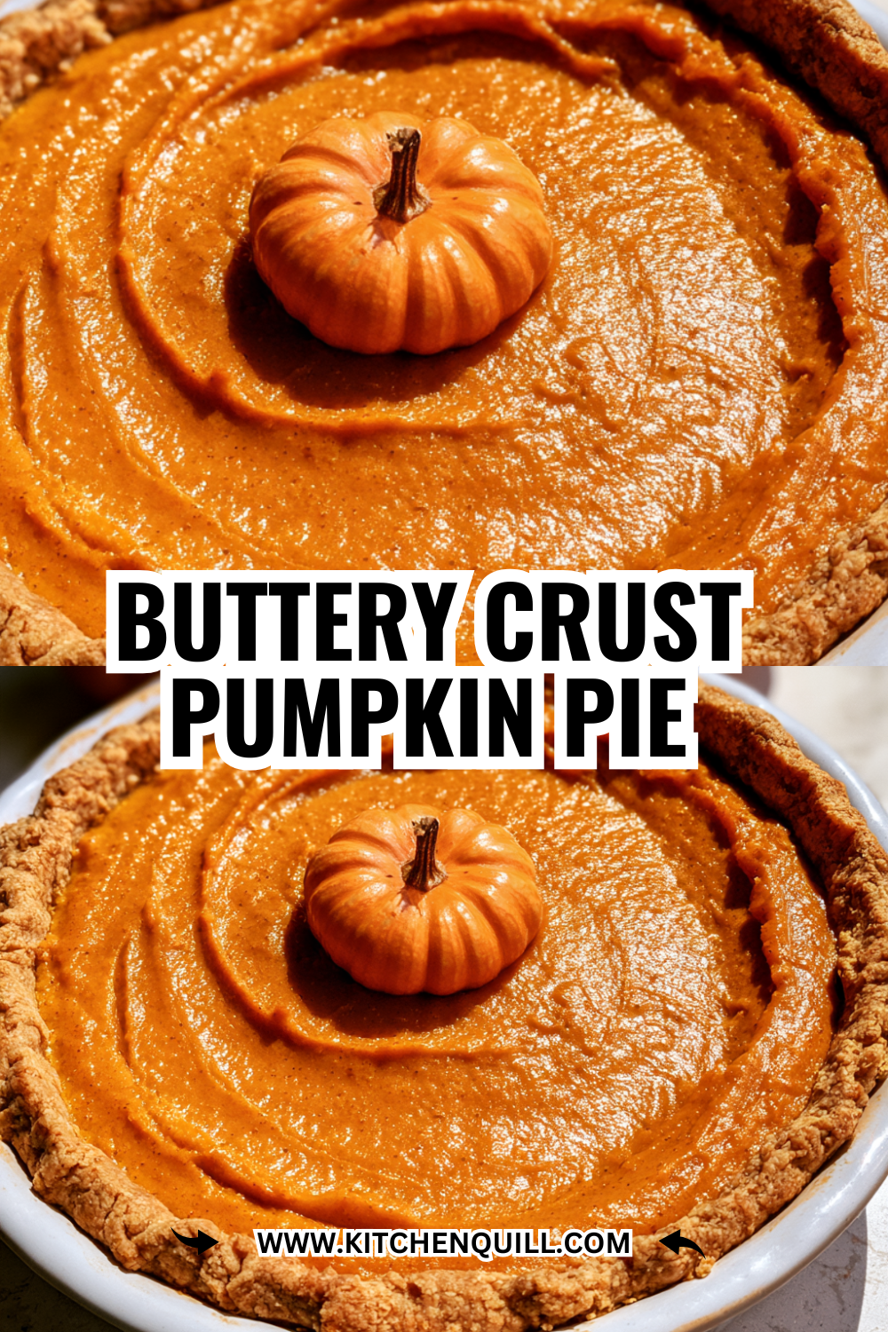Buttery Crust Pumpkin Pie With Silky Smooth Filling
