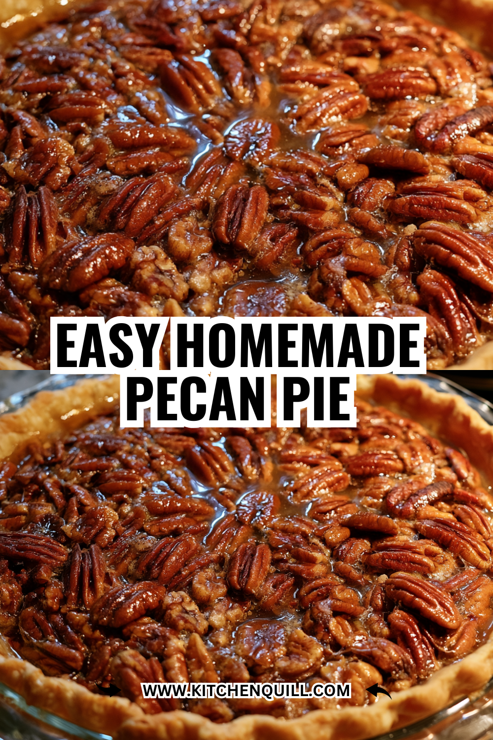 Easy Homemade Pecan Pie with Premade Crust (No Corn Syrup Needed)