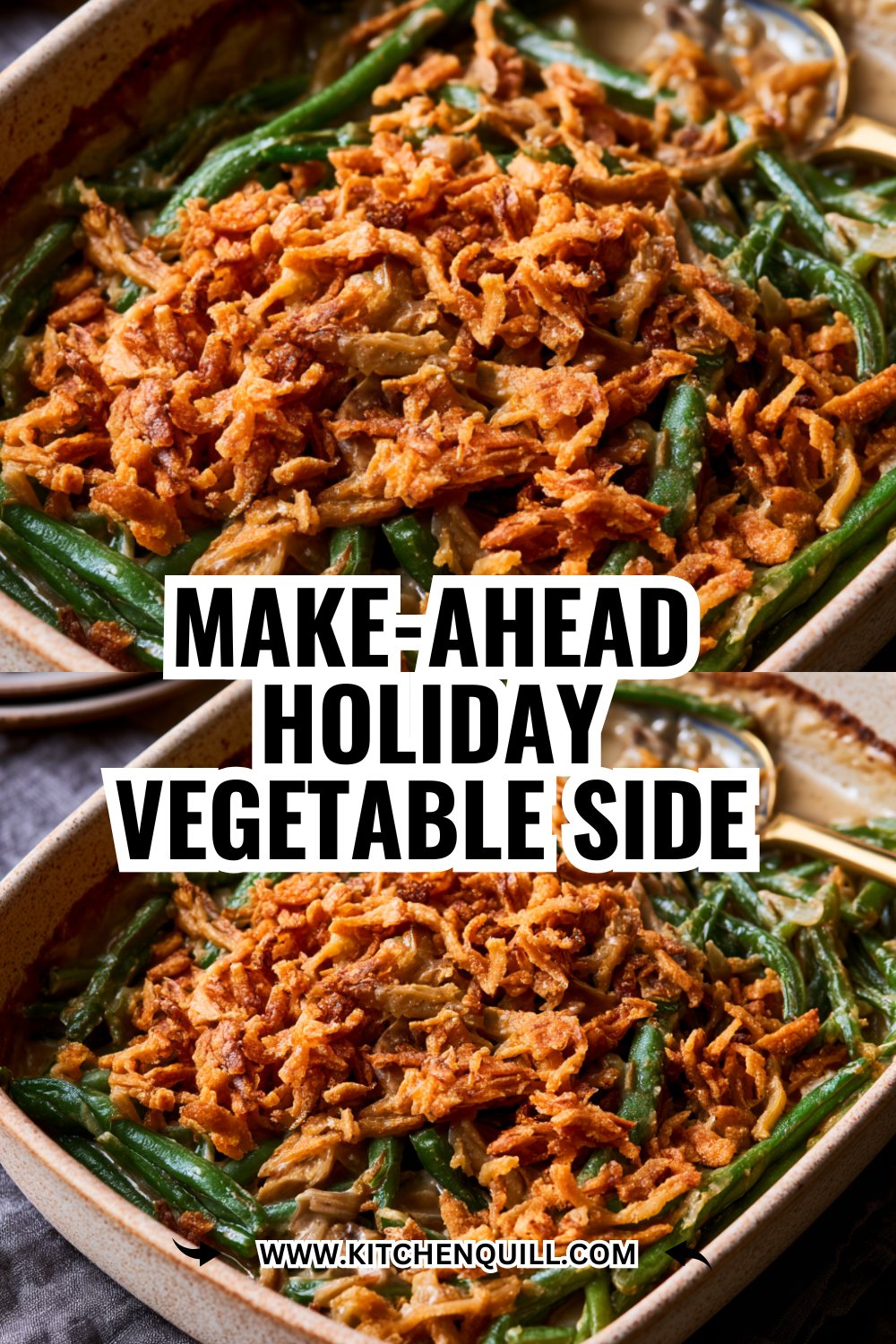 Crockpot Green Bean Casserole (Dump & Done Before Guests Arrive)