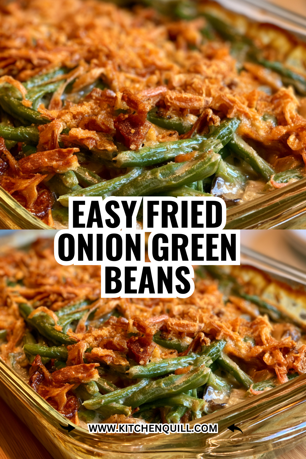 Easy Green Bean Casserole Without Mushroom Soup (Fresh & Homemade!)