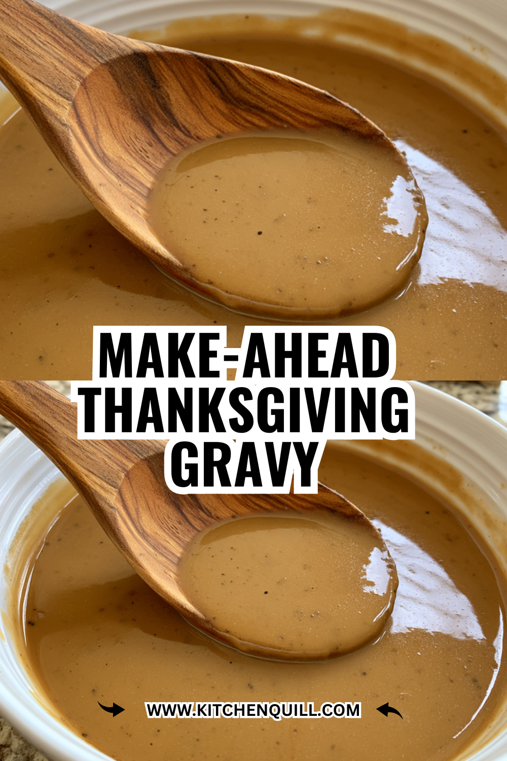 Make-Ahead Thanksgiving Chicken Gravy — Prep the Night Before So Thanksgiving Morning is Stress-Free