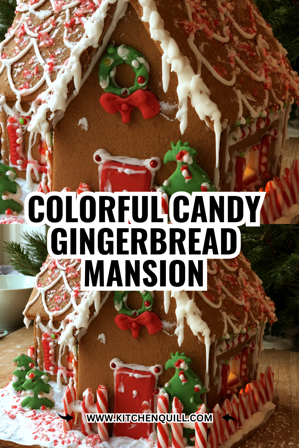 Colorful Candy Gingerbread House — Turn Your Christmas Baking Into Edible Art