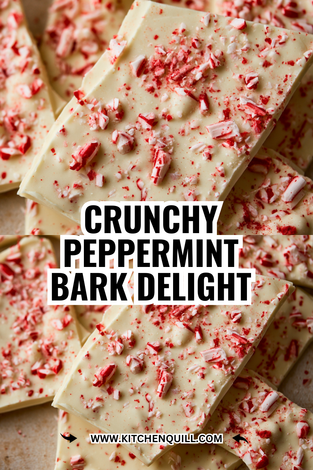 Crunchy Peppermint Bark Pieces — Perfect for Holiday Party Favor Boxes