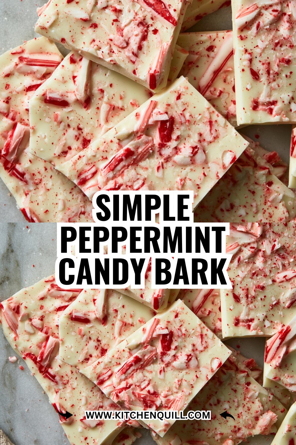 Homemade Peppermint Bark on Baking Sheet — The Edible Gift Everyone Loves