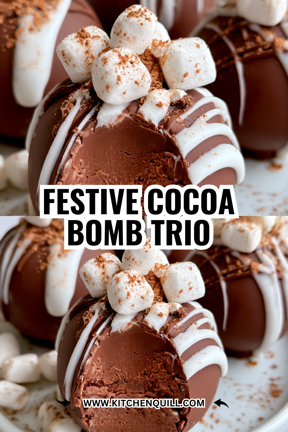 Festive Hot Cocoa Bomb Trio — 6.8K Saves Christmas Gift