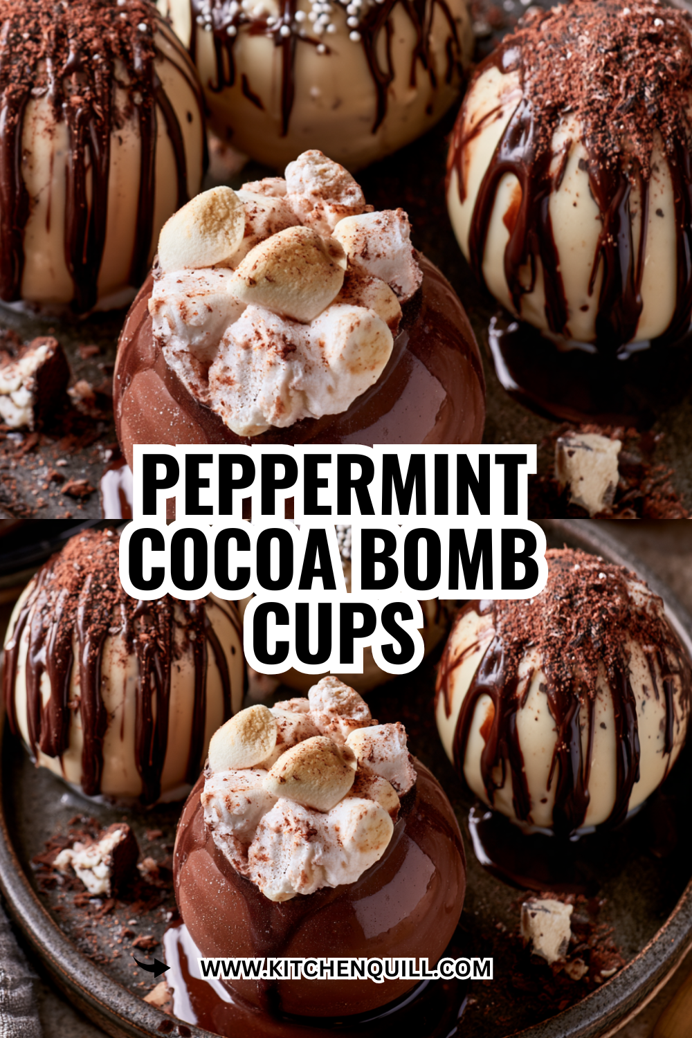 Peppermint Hot Cocoa Bomb Cups Tutorial — 93K Saves