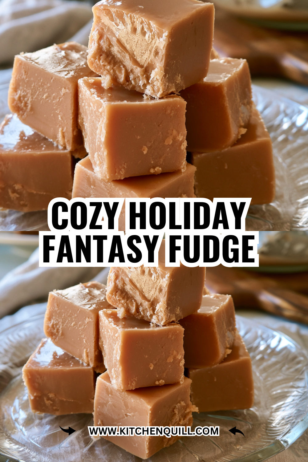 Cozy Holiday Fantasy Fudge — Bake Sale & Party Favorite