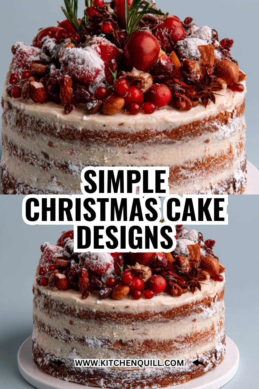 Simple Christmas Cake Designs Everyone Can Decorate at Home