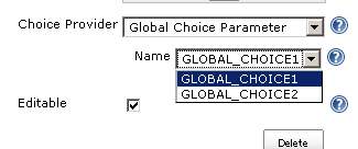Global Choice Parameter