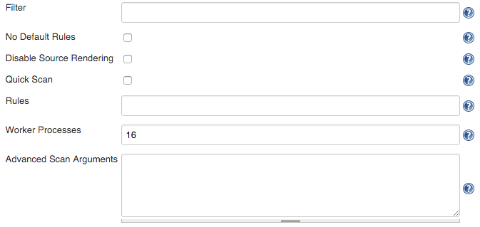 advanced job configuration