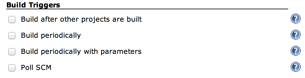 Parameterized Schedular Config