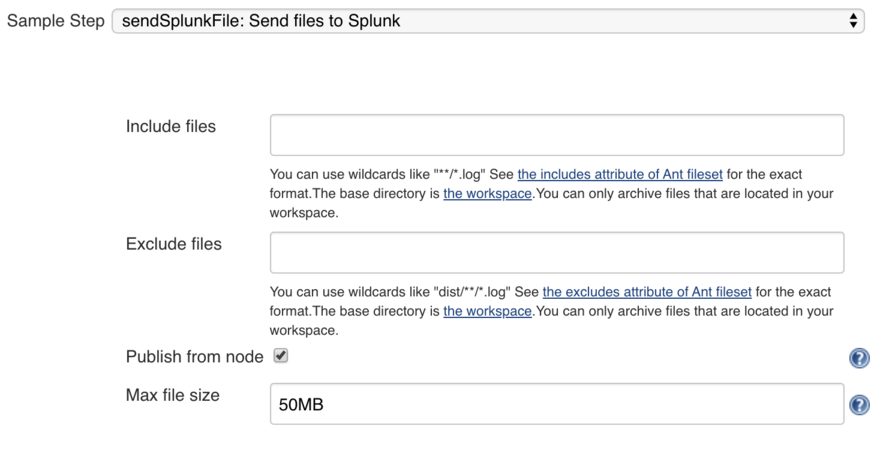 sendSplunkFile