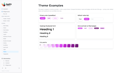 AppKit theme example thumbnail