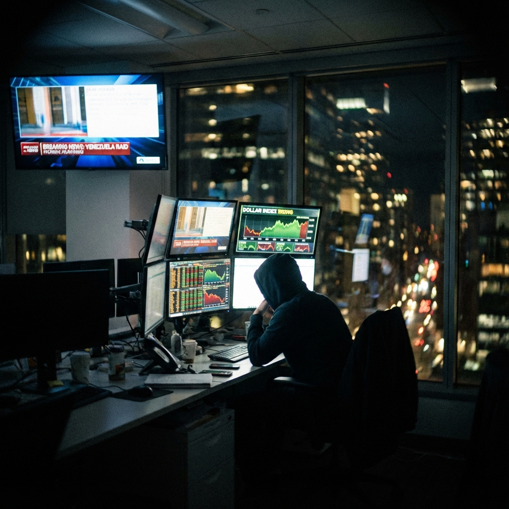 Global Trading Desk with Venezuela News