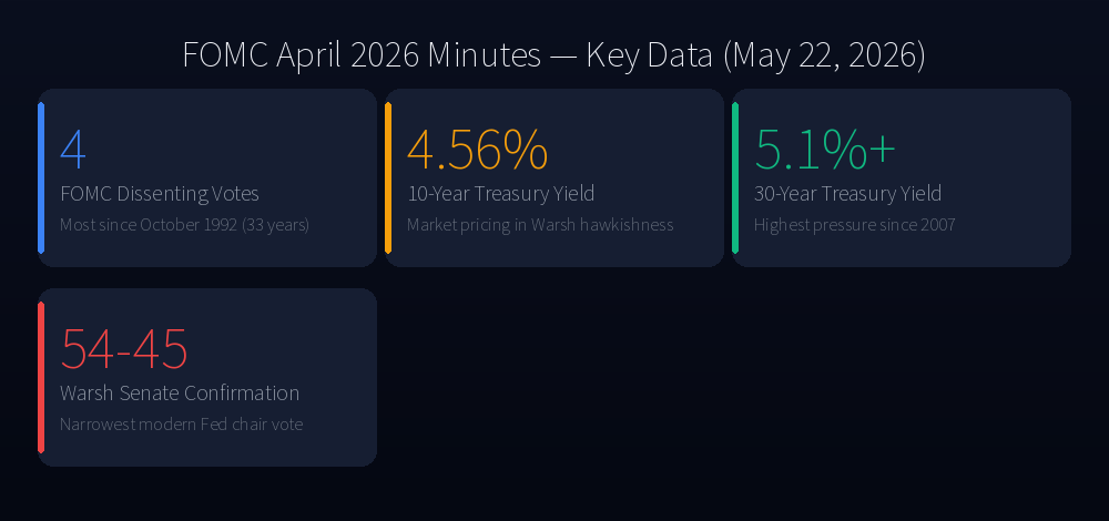 FOMC April 2026 Minutes — Key Data