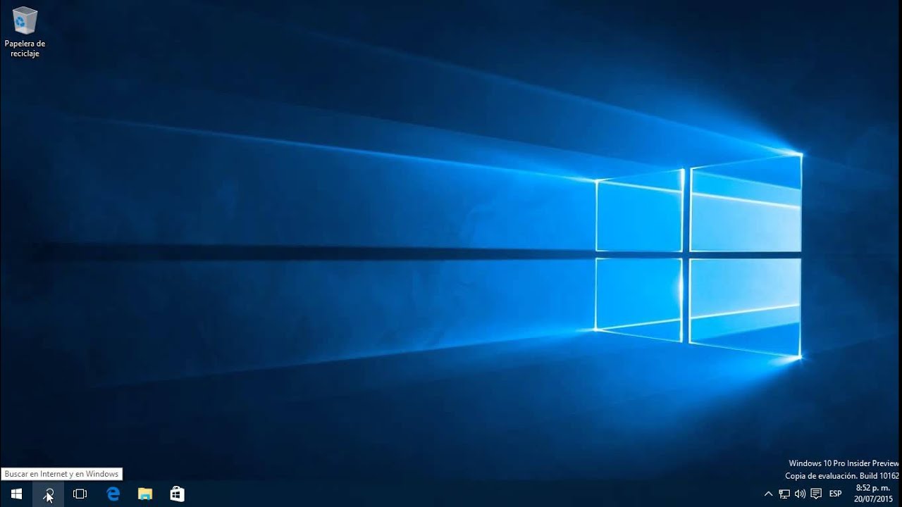 Windows 10 running applications