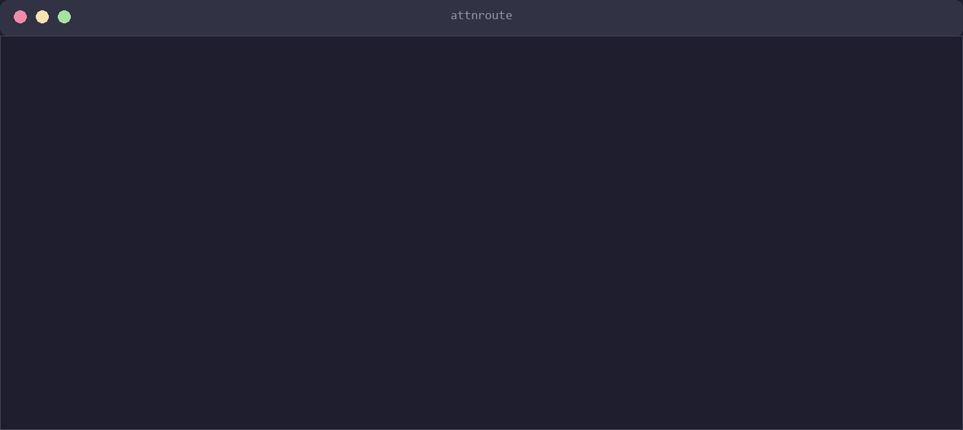 attnroute demo — install, plugins, and live status