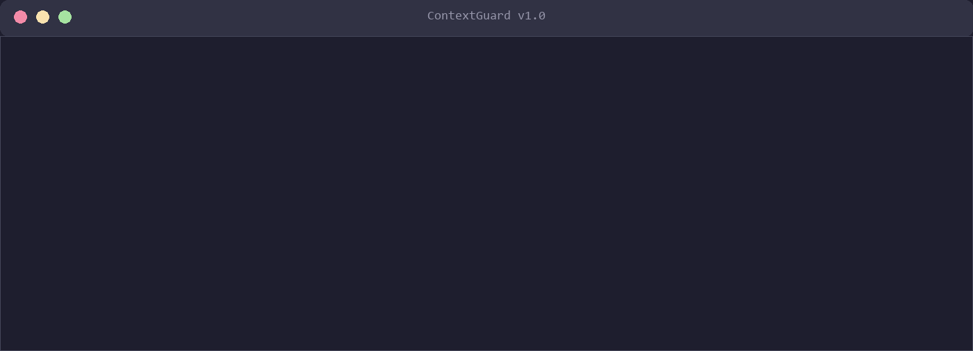 ContextGuard — compaction prediction and recovery