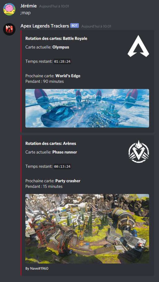 Github Jeremie J Apex Legends Discord Bot Un Bot Permettant D Afficher Des Statistiques D Apex Legends