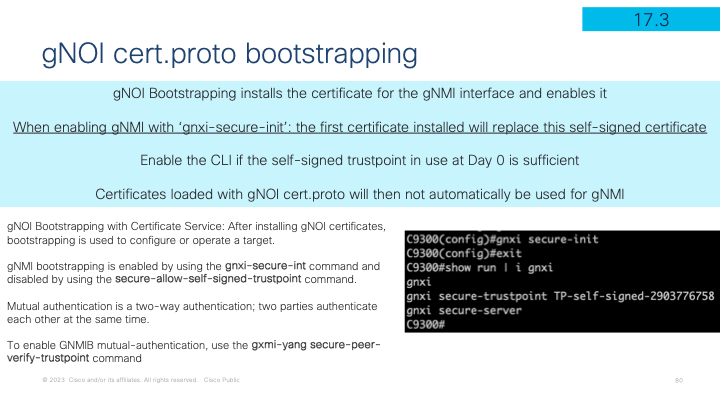 gnoi bootstrapping