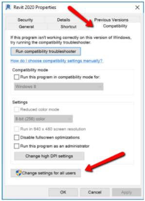 “Change settings