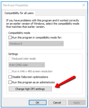 “Change settings