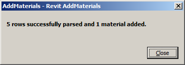 One material added