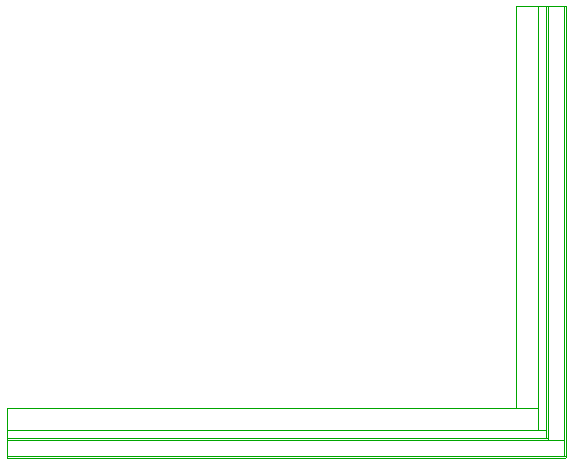 Model lines representing compound wall layers
