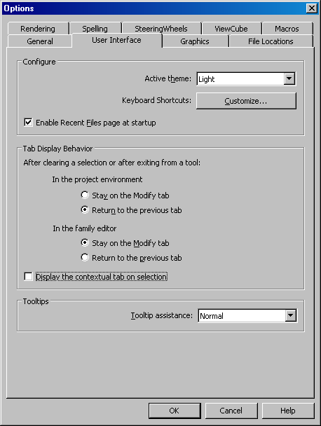Context tab toggle