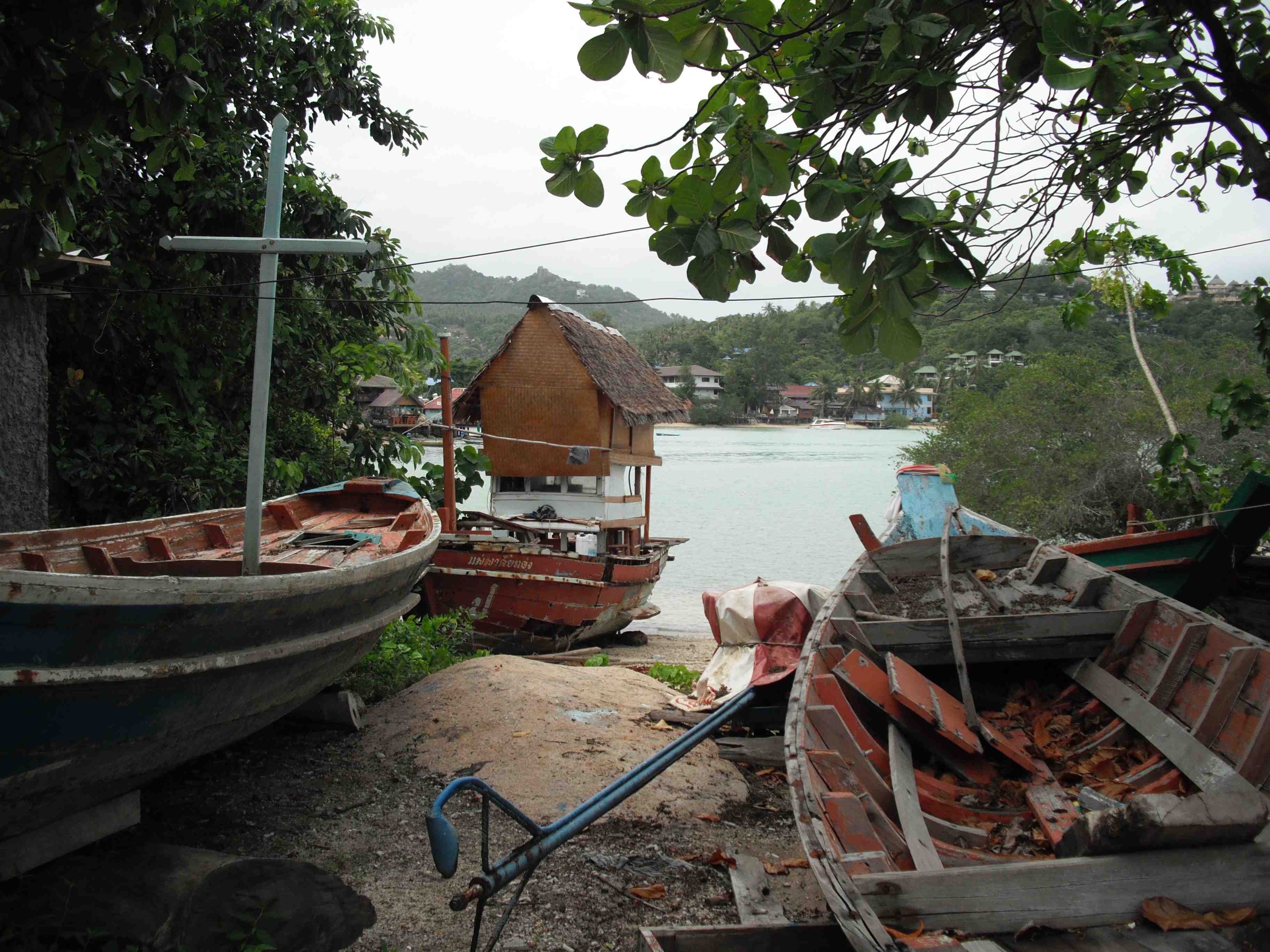 Hut on a boat