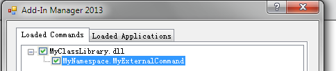 Run the add-in command