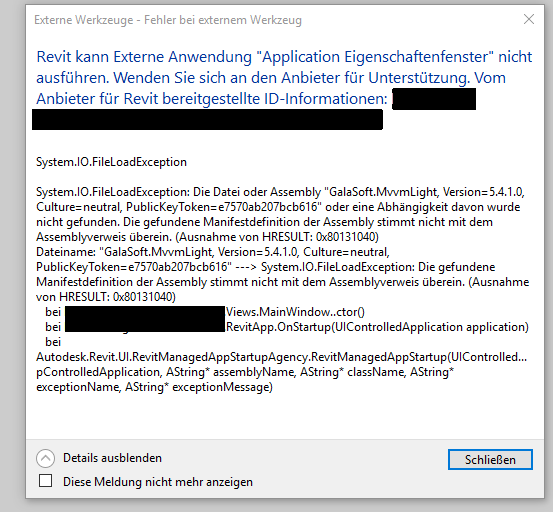 File load exception