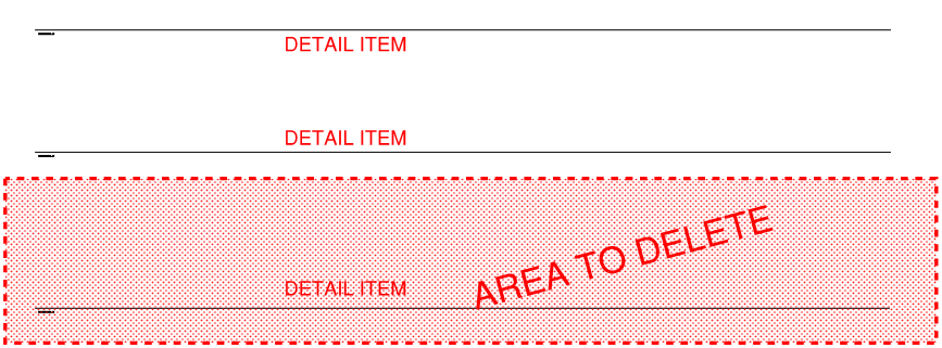 Filter detail item