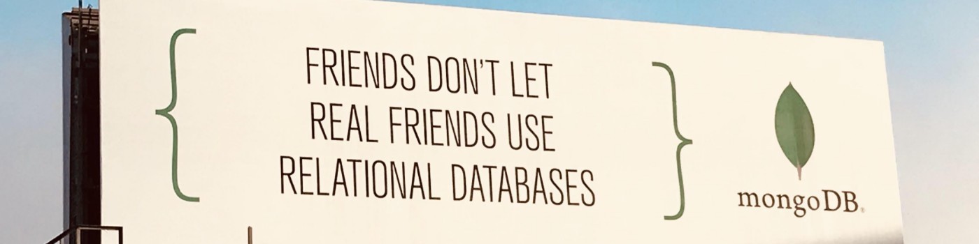 Friends use NoSQL